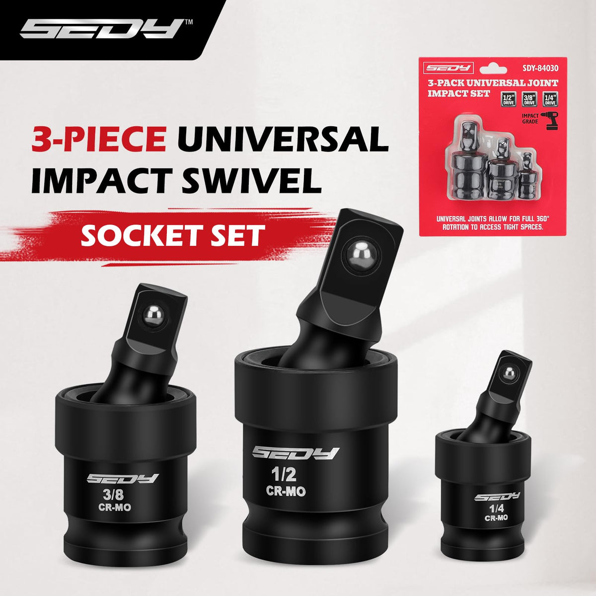 SEDY in-hand use showing secure fit and smooth torque transfer