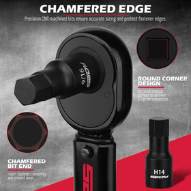 Sedy hex bit impact socket set adapters enhance versatility.