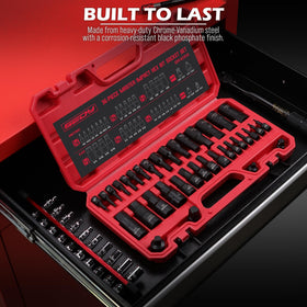 Sedy hex bit impact socket set metric sizes support precise fastener fit.