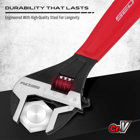 Sedy hex jaw design reduces slippage for secure fastening