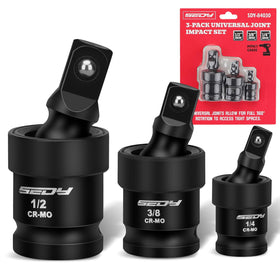 SEDY impact universal joint socket swivel 1/2-inch angle view for high-torque tasks