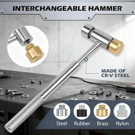 SEDY interchangeable hammer heads offering versatile impact