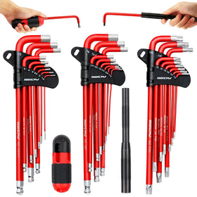 SEDY long-arm ball-end hex and torx keys set for tight spots