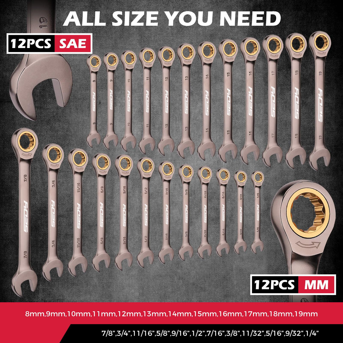 SEDY magnetic organizer box keeps ratchets secure for quick automotive fixes