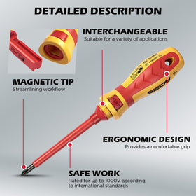 SEDY manganese phosphate finish on tips provides durable rust resistance
