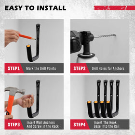 SEDY paddleboard rack hook displaying paddleboard off the floor
