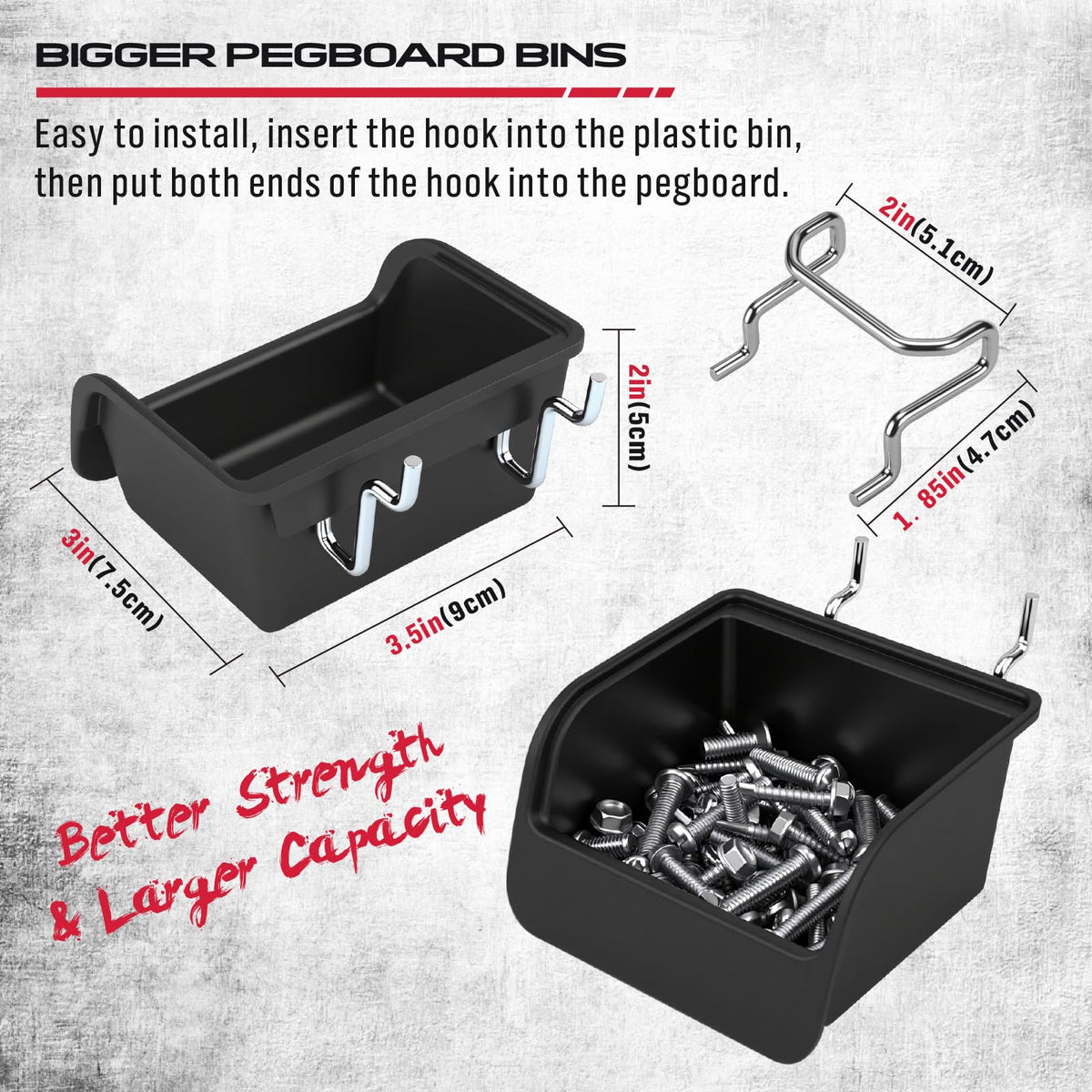 SEDY 13-hook variety enables flexible storage for assorted tools