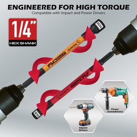SEDY PH2 bits ready for high-torque impact applications