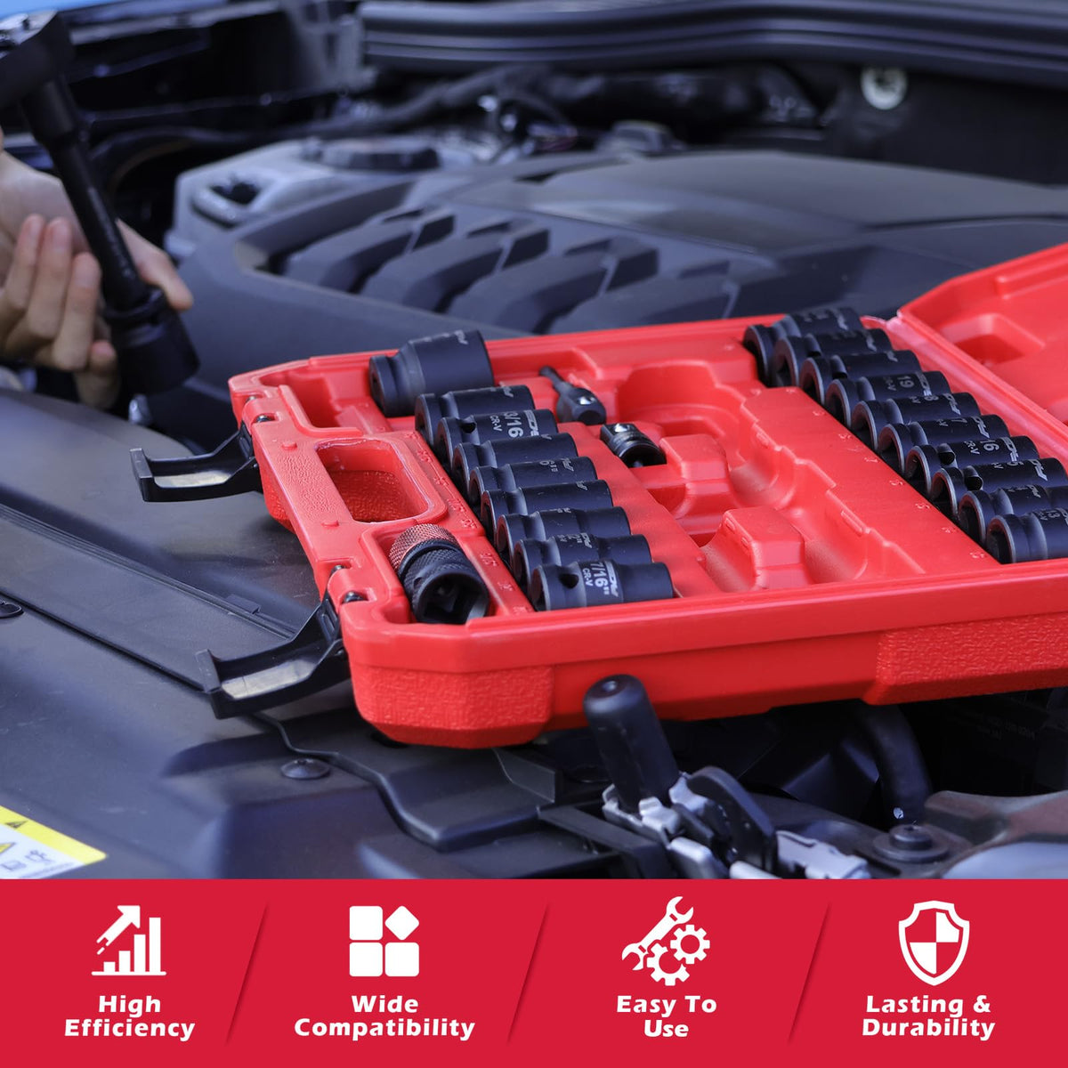 SEDY versatile set supports large equipment maintenance and car repairs.