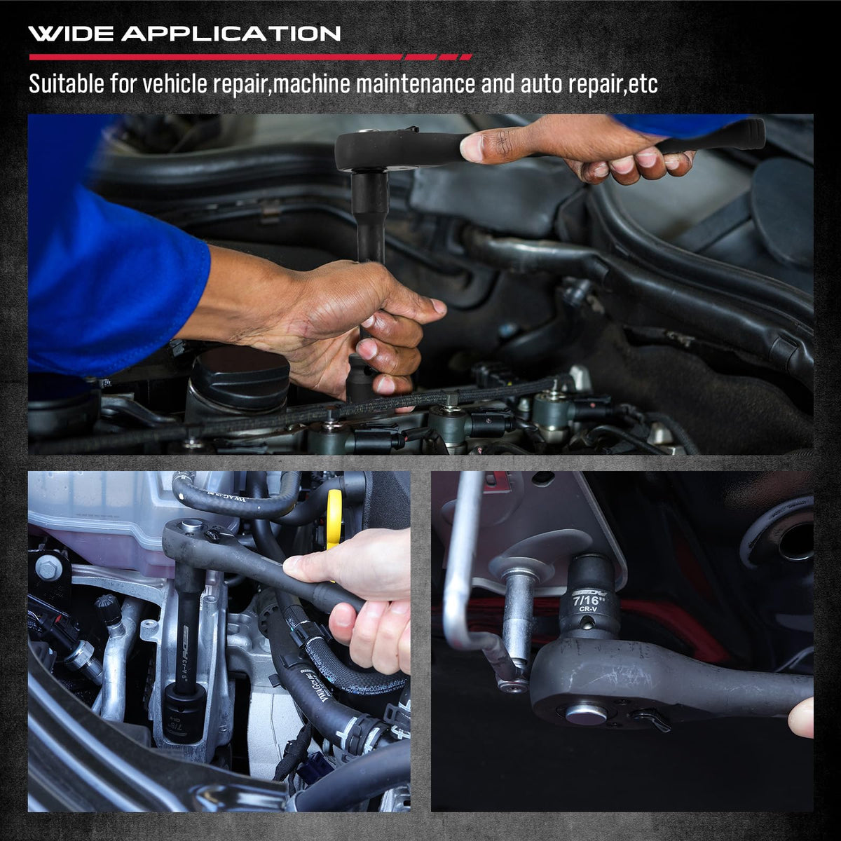 SEDY precision engineering provides smooth torque and easy engagement.