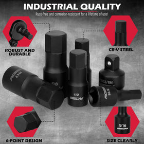 Sedy precision-machined ends ensure smooth insertion and grip.
