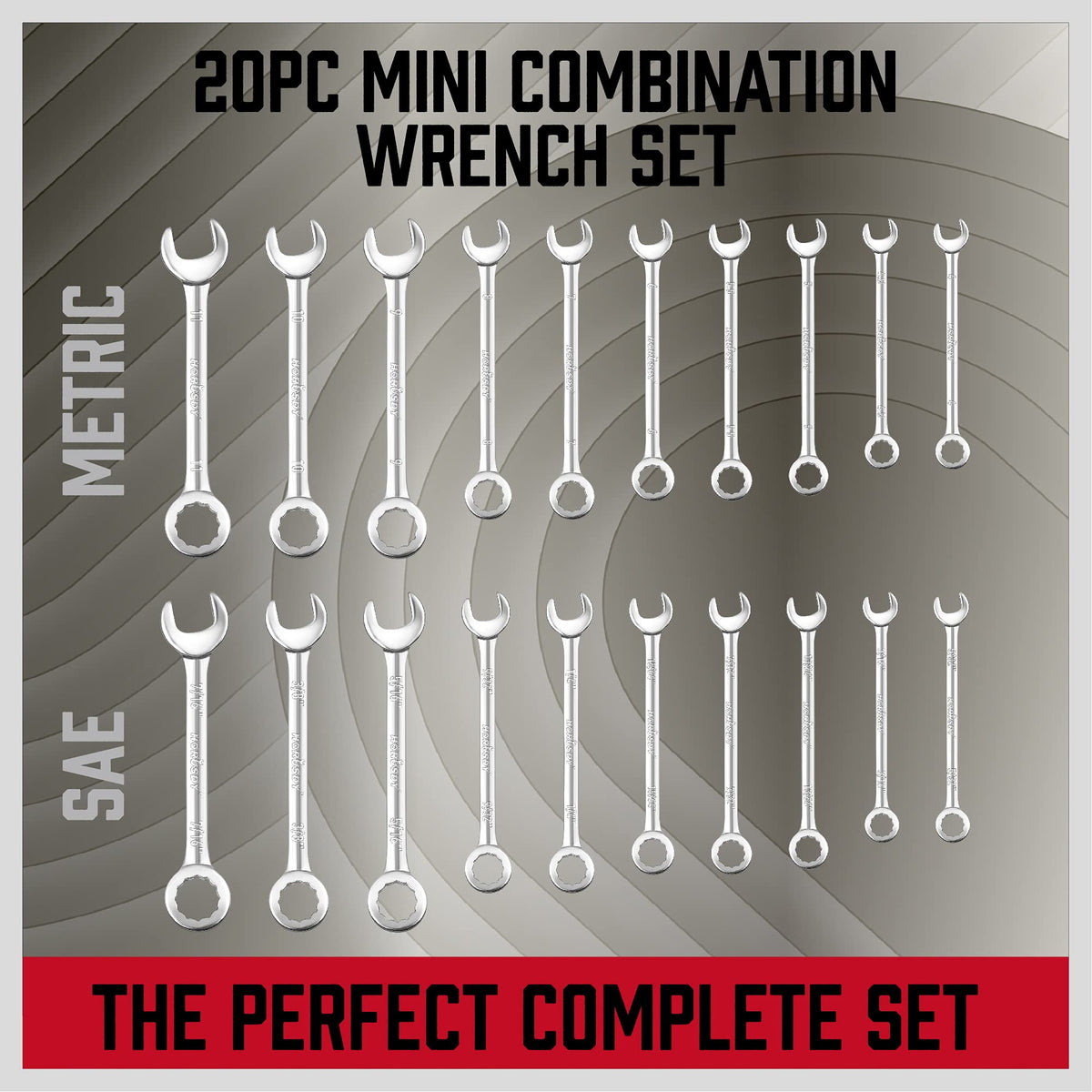 SEDY 22-piece set includes SAE sizes from 5/32 to 7/16in for quick replacements.