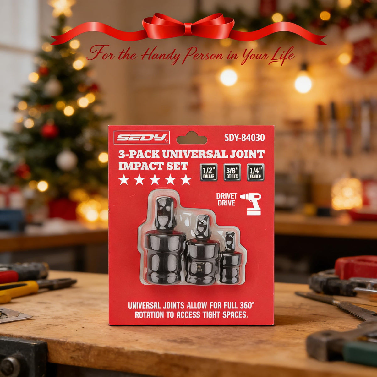 SEDY professional-grade kit suited for mechanics and DIY projects