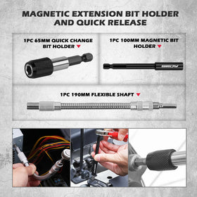 SEDY ratchet wrench included for efficient turning.