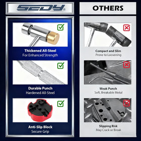 SEDY replaceable-face hammer heads for quick tool refresh