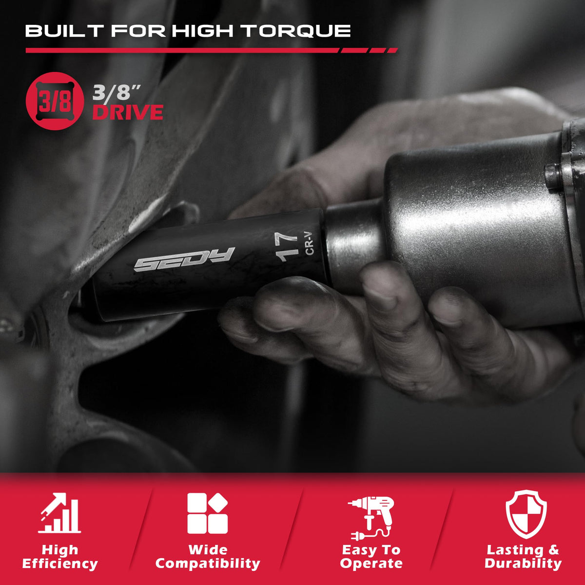 SEDY SAE and Metric sizes organized for quick tool selection
