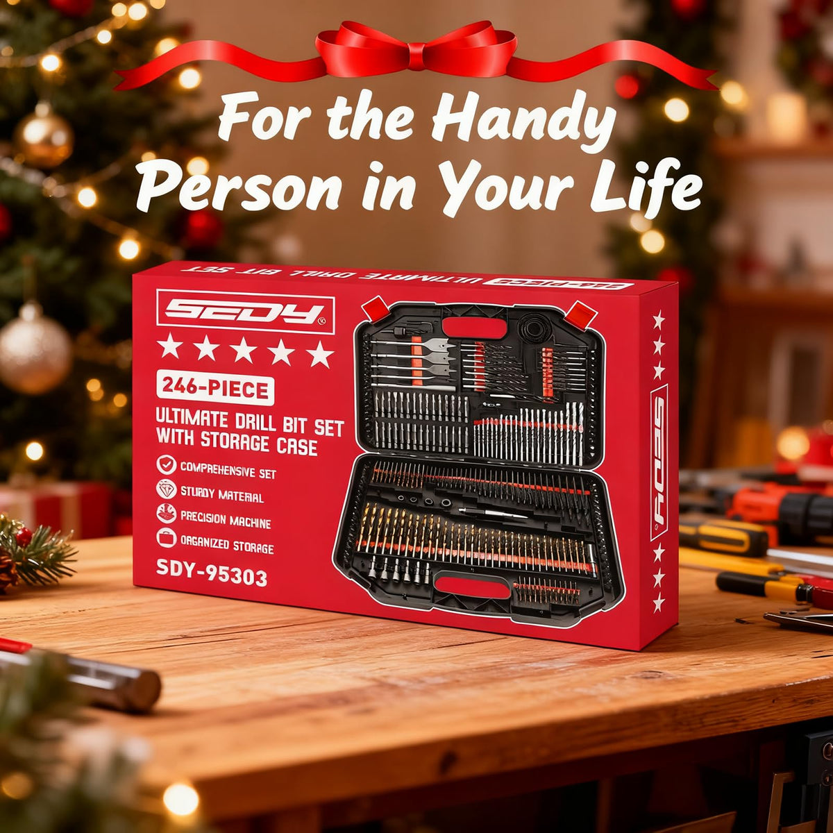 SEDY drill bit set makes a thoughtful gift for DIYers.
