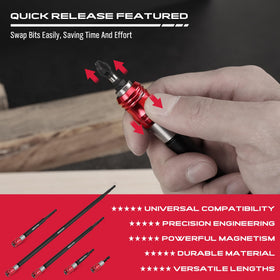 SEDY universal-fit 1-4 inch hex bit holder compatible with common bits