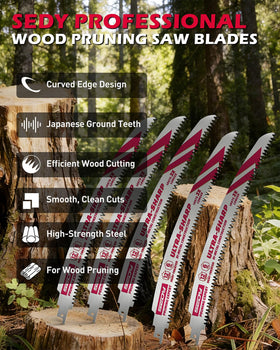 SEDY universal-fit blades compatible with major reciprocating saw brands