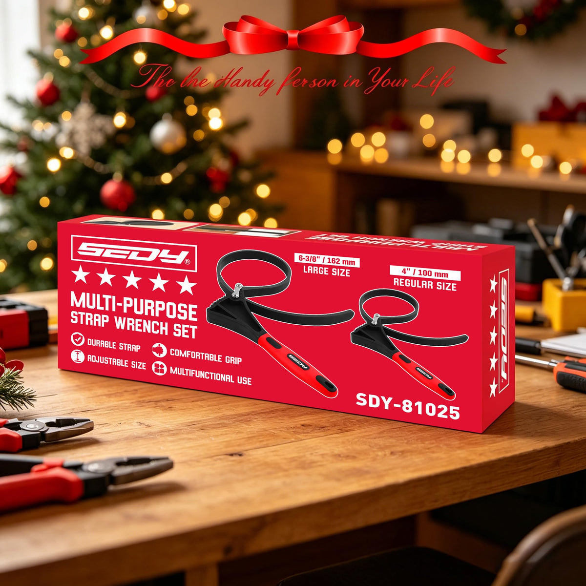 Sedy universal spanner suitable for drain and sewer cap removal.