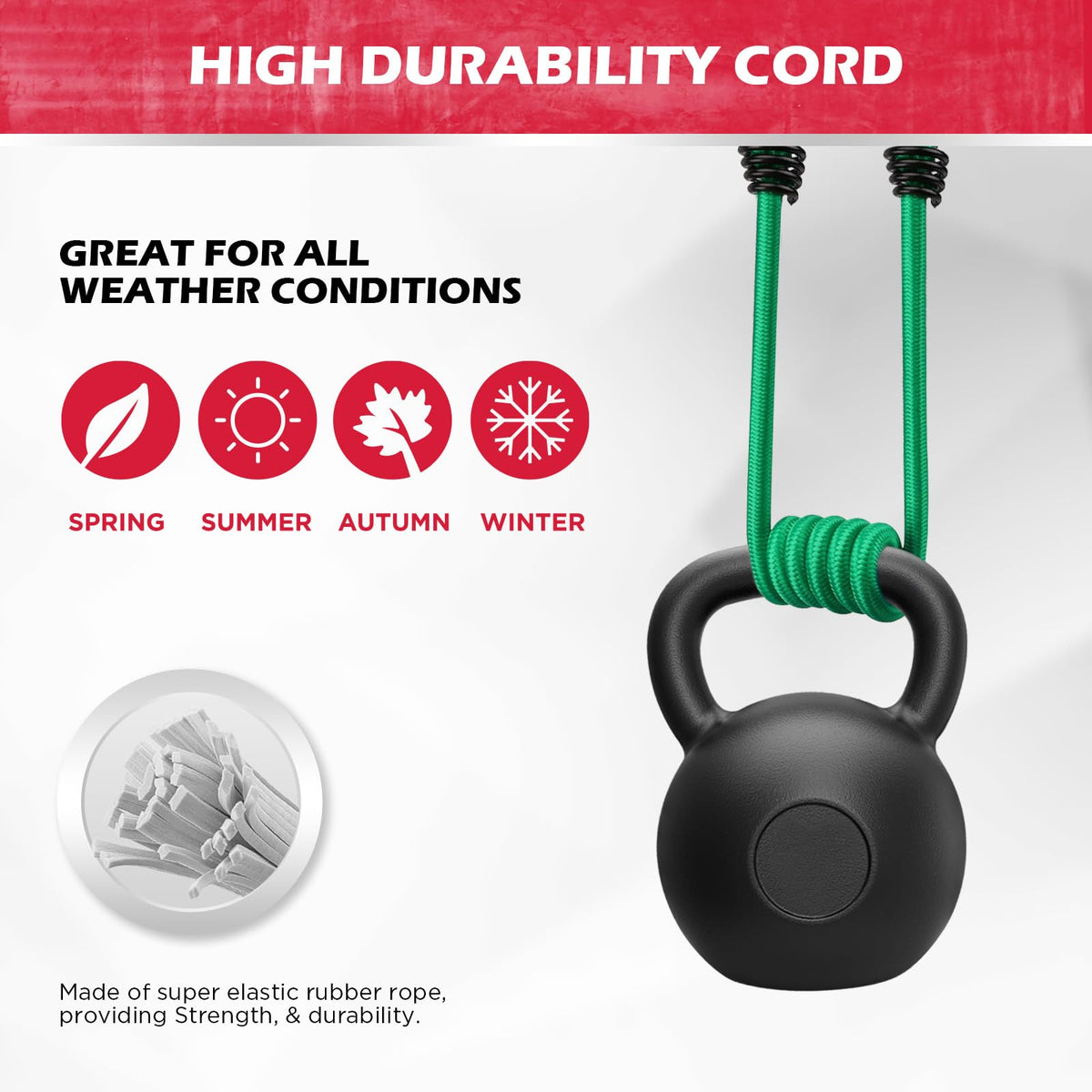 SEDY versatile tent securing cords enable quick, reliable setups