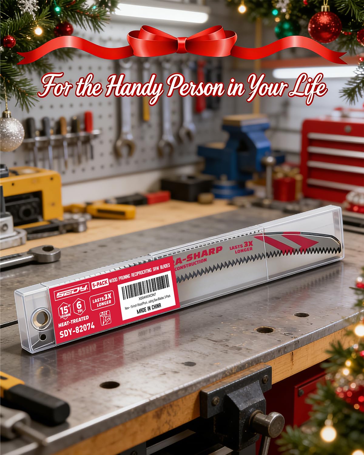 SEDY blades perform reliably on wet and dry wood during pruning and cutting