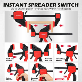 SEDY compatible with spreader mode for cabinet work and panel separation.