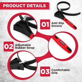 Sedy wrench set features screw buckle connection for a secure angle and grip.