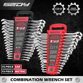 SEDY wrenches with chrome vanadium finish resist corrosion for durability