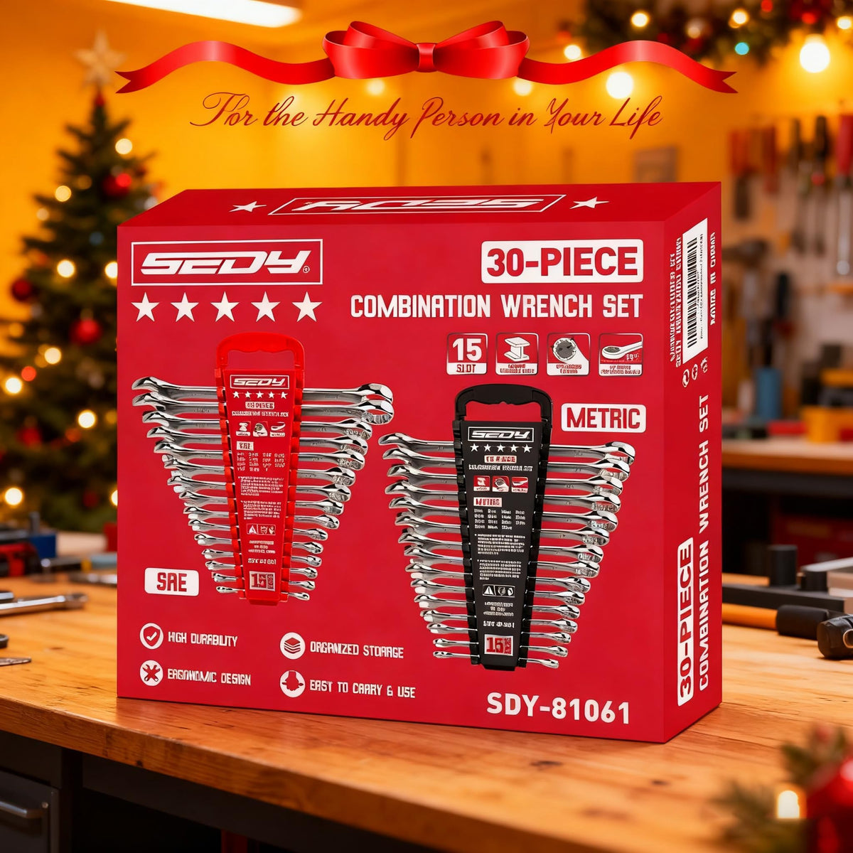 SEDY organized set ideal for garages and professional workshops