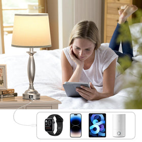 Seealle bedroom lamp setup suitable for living room or bedside pairs.