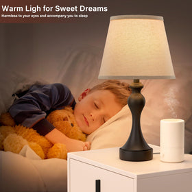 Seealle bedroom lamps versatile for nightstand, living room, or office