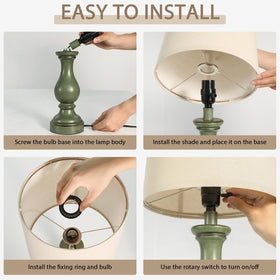 Seealle heritage-style lamps add vintage charm to entryways or living rooms