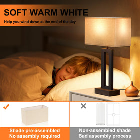 Seealle lamps show an easy 3-step installation process for quick setup.