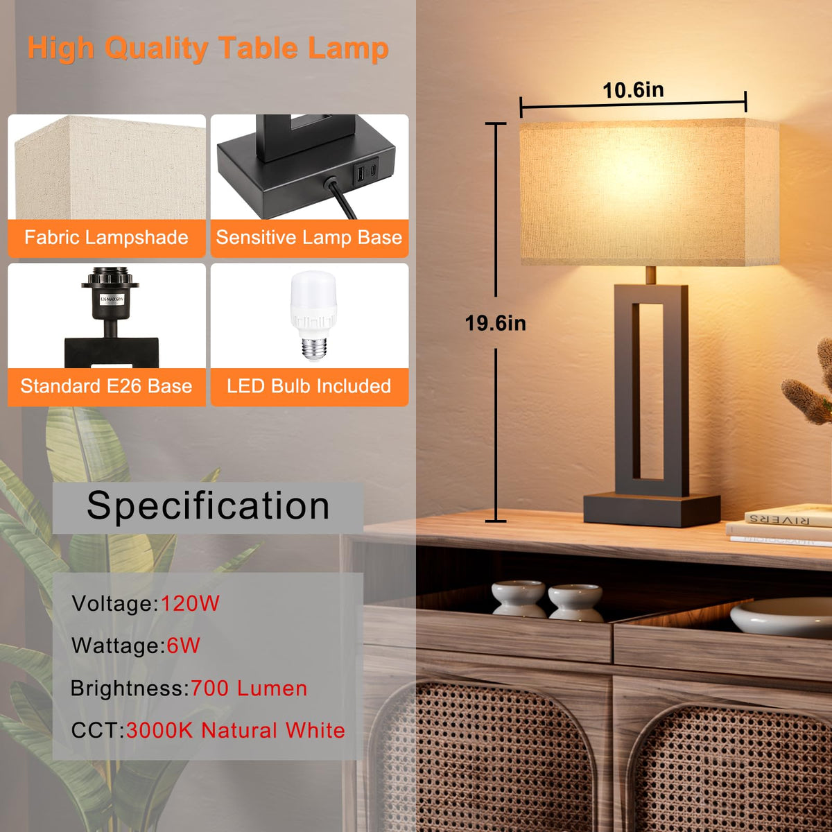 Seealle LED bulbs deliver quiet, flicker-free light ideal for reading or relaxing.