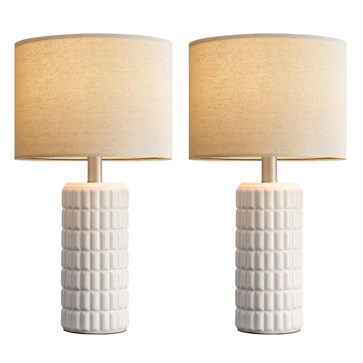 Seealle living room end-table lamps enhance ambient lighting