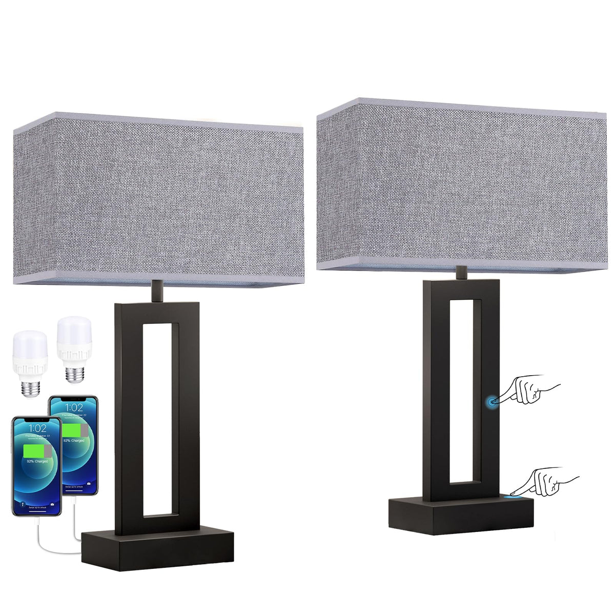 Seealle nightstand lamp presented in gift-ready packaging