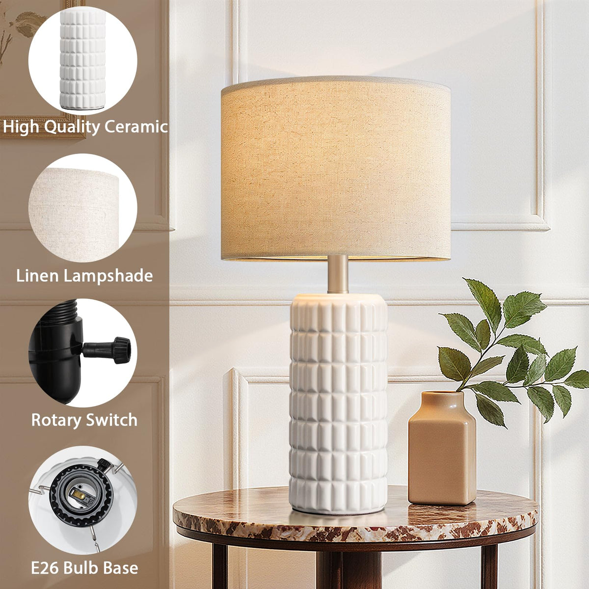 Seealle premium ceramic and metal base for lasting durability