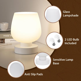 Seealle table lamp easy tool-free installation.