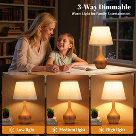 Seealle touch lamp body shown, enabling easy brightness control at your fingertips.