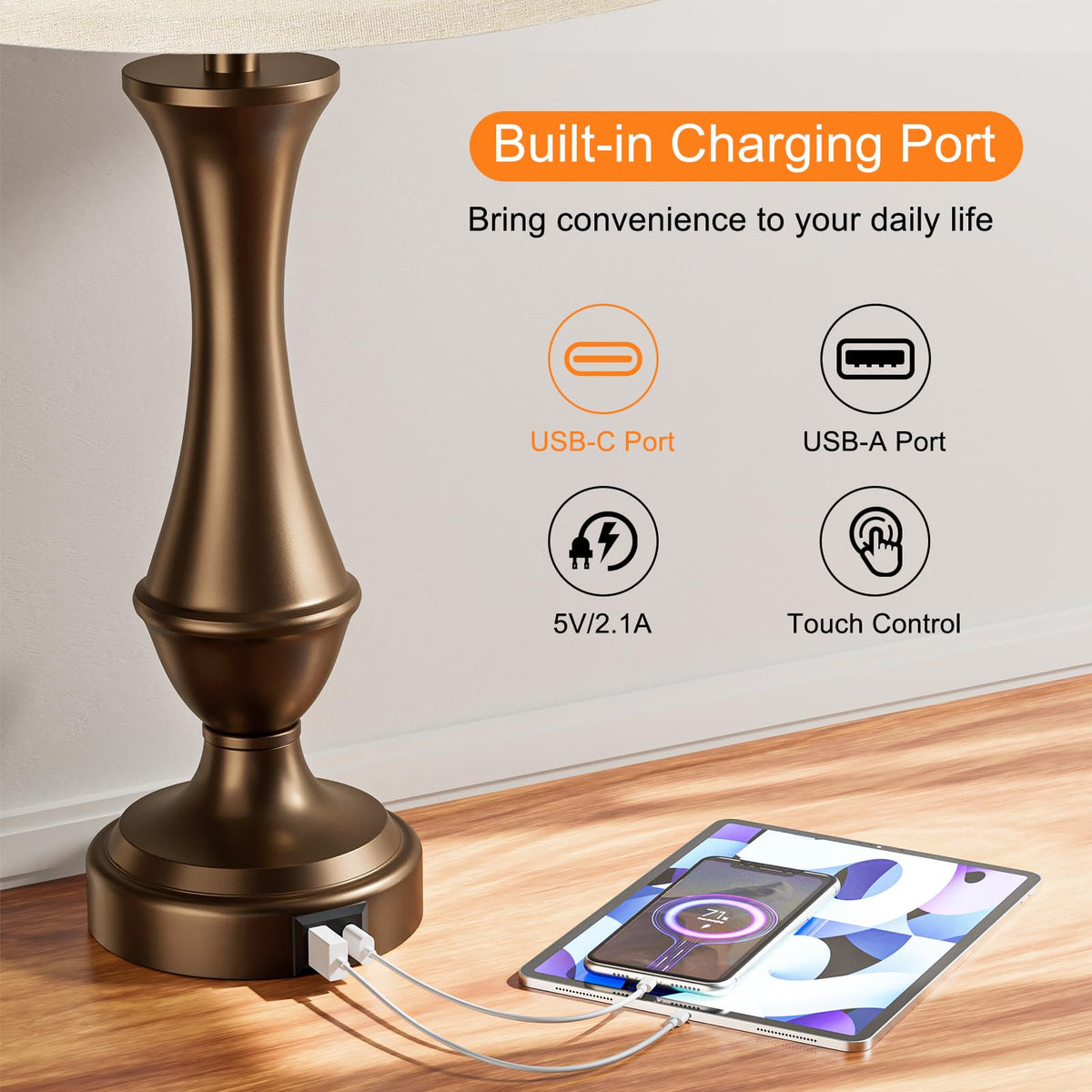 Seealle 3-way dimmable touch control for adjustable brightness
