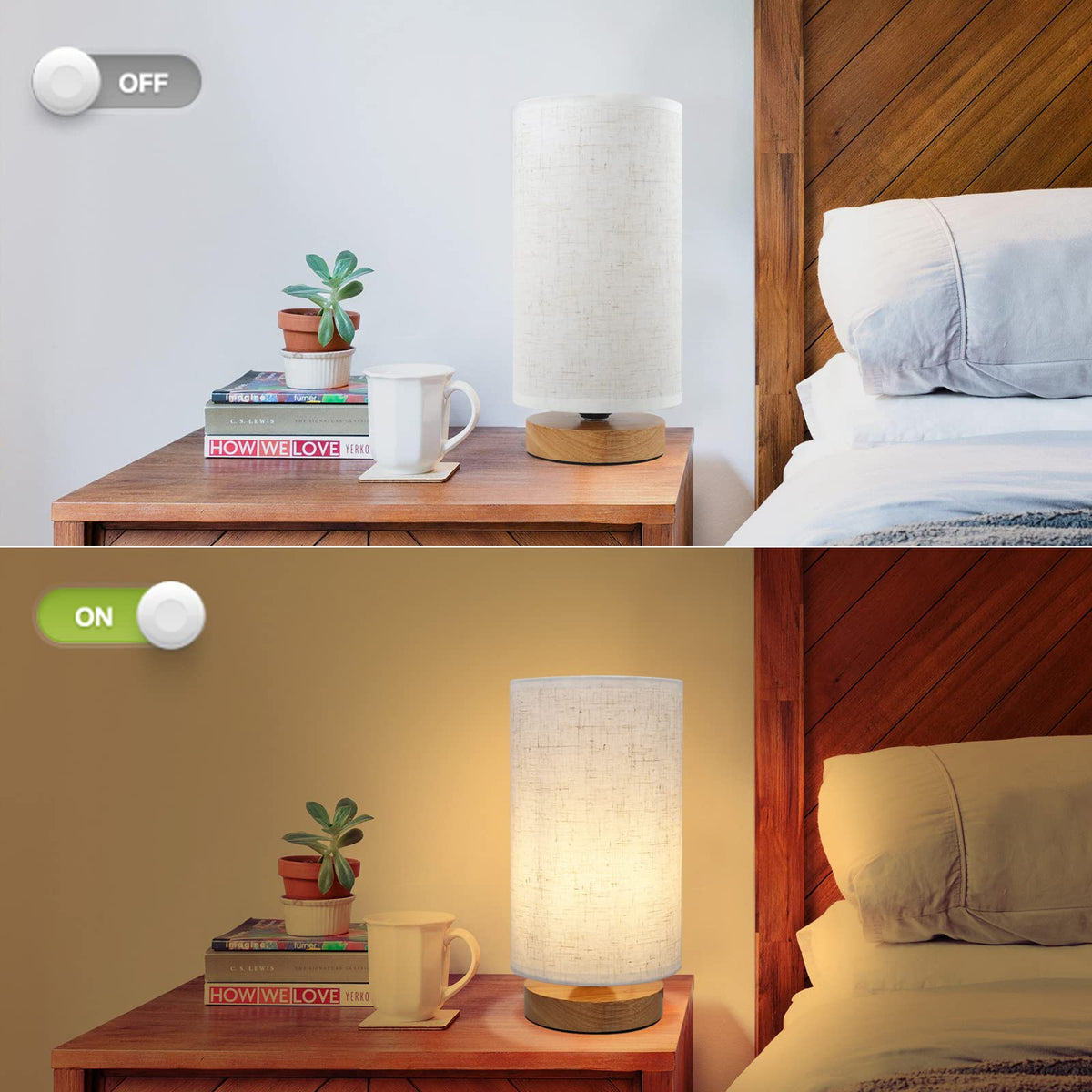 SEENSINY study desk lamp delivers steady ambient light for reading