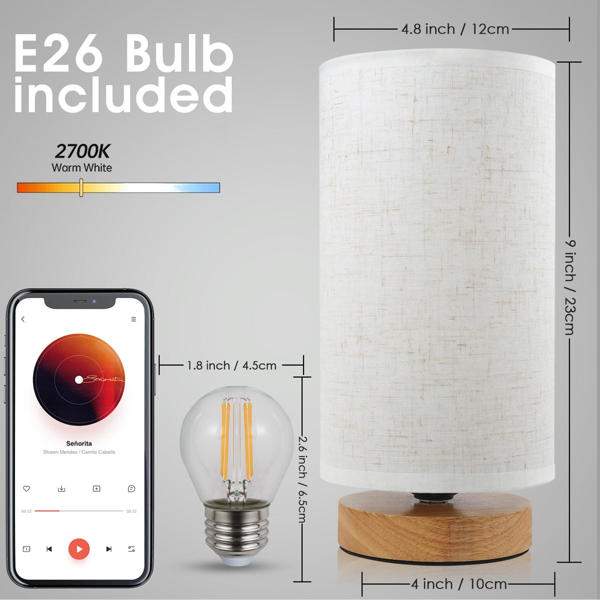 SEENSINY warm ambient lighting ideal for reading and relaxing