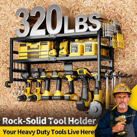 SEENWUUN organizer shows 9 drill holders for orderly bits