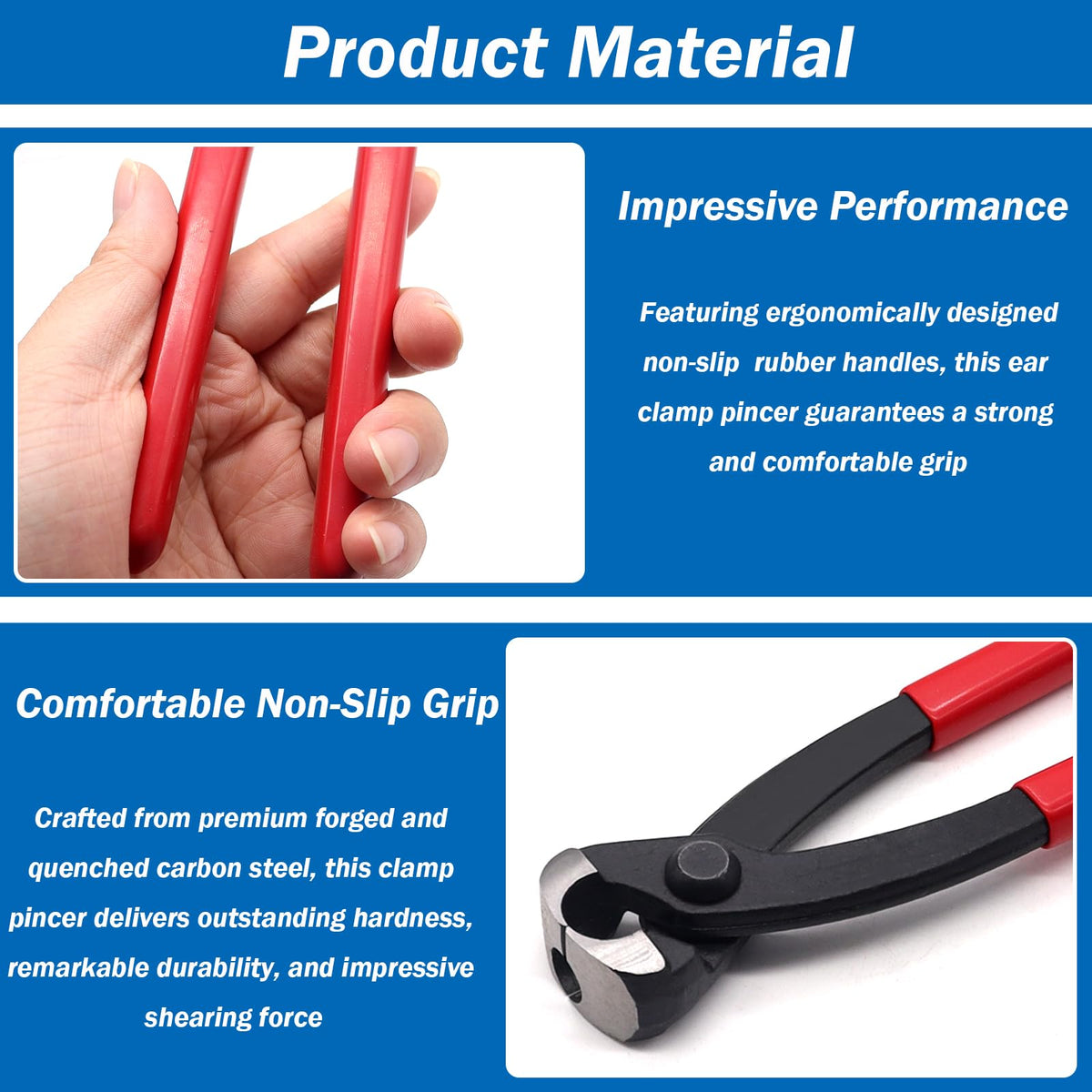 Seept Pipe and hose crimping tool supports quick repairs.