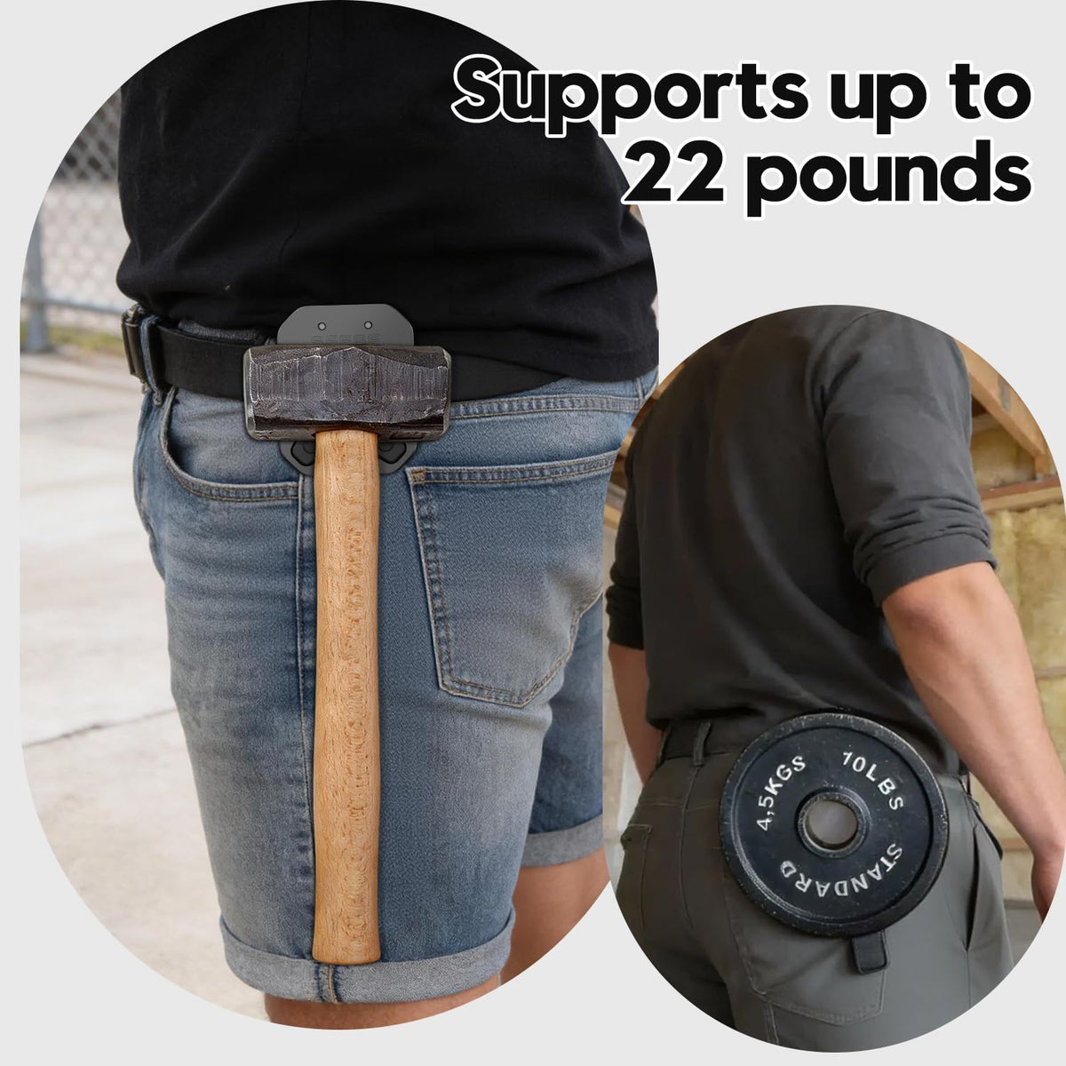 SEESE compact design enables hands-free tool access anywhere