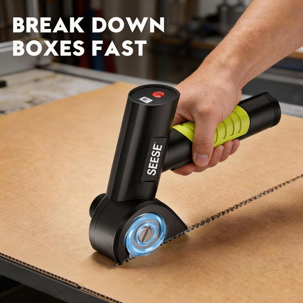 SEESE ergonomic handle design for comfortable, fatigue-free use