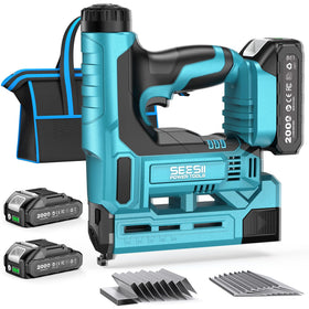 SEESII 18-gauge cordless brad nailer for clean, flush finishes on wood