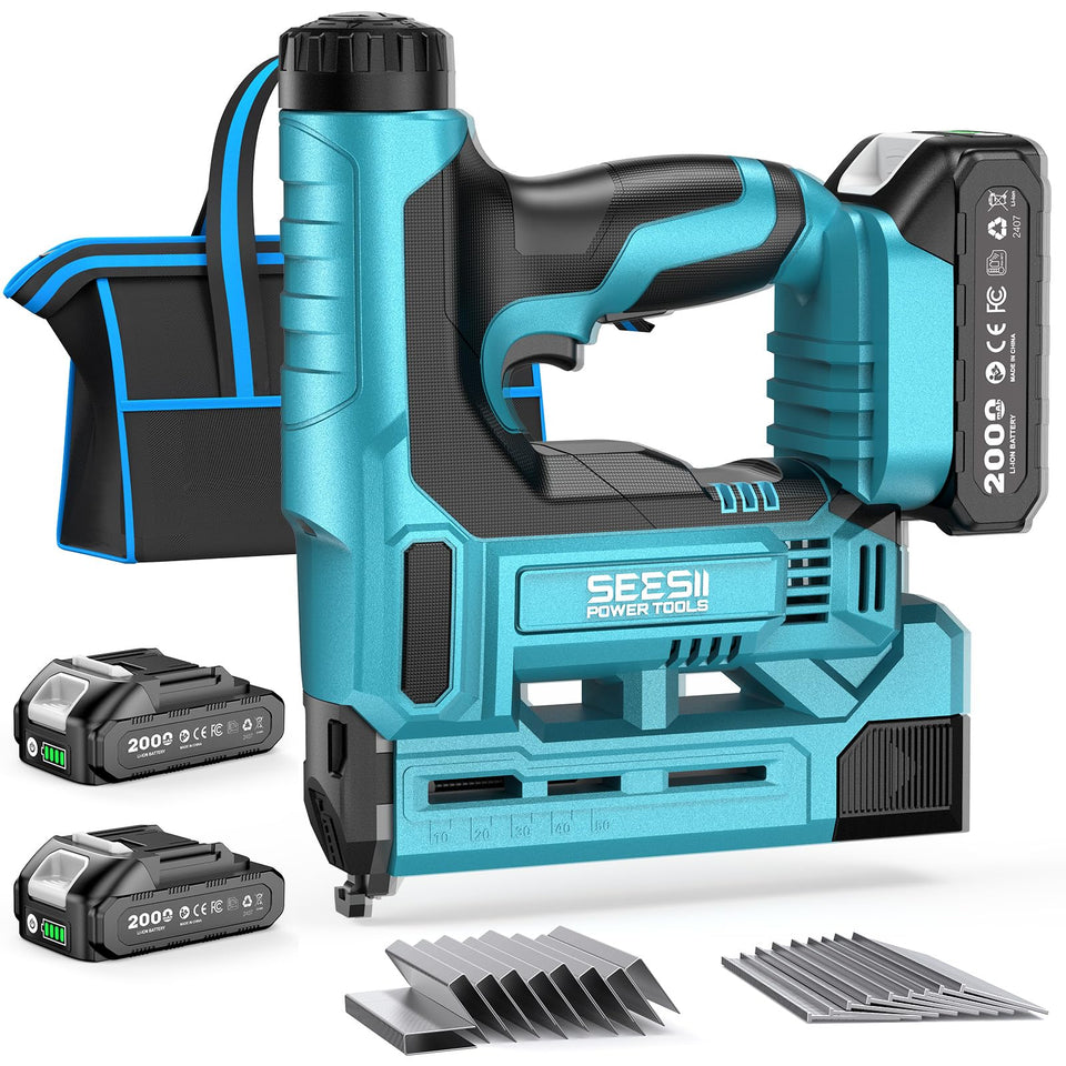 SEESII 18-gauge cordless brad nailer for clean, flush finishes on wood