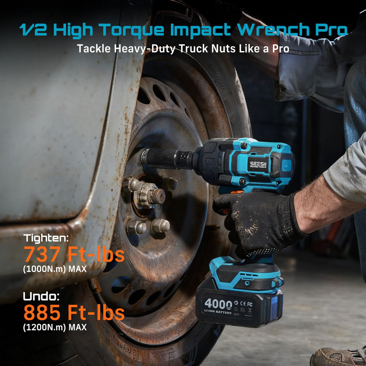 Seesii 21V battery duo extends runtime for longer projects.